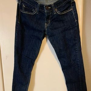 Levi’s size 7M 524 super low blue Levi’s jeans